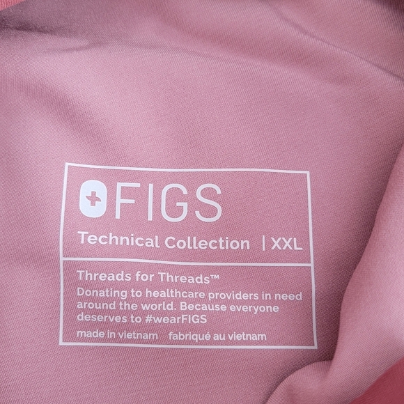 Figs Mineral Mauve Zamora Maternity Jogger Scrub Pants Sz 2XL Plus Size NEW - Picture 12 of 13